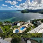 High view of Porchat Island, lots of space, comfort, technology and unique view Hotel a São Vicente