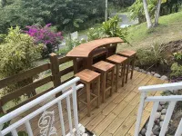 Lower villa with sea and mountain views Hotels in 