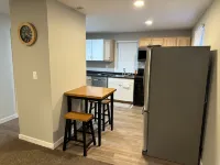 Madisons place, a newly remodeled duplex is 5 mins away from OSF and Carle hosp