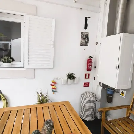 Studio for two guests with patio/terrace, air conditioning and wifi