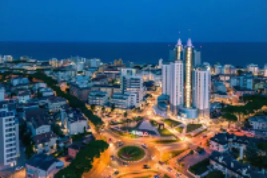 Seafront apartment with private parking