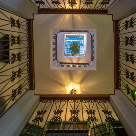 La Mansoura Maison en Format de Riad Dans la Médina de Chefchaouen Ville Bleu