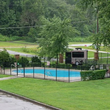 Pool + Riverfront! Couples Retreat in Smoky Mtns