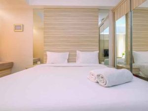 Warm and Homey Studio at The Oasis Cikarang Apartment By Travelio