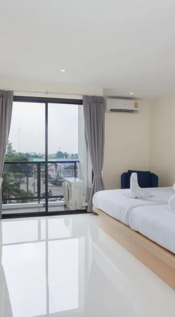 ห้องมาตรฐานพร้อมเตียงเดี่ยว 2 เตียง