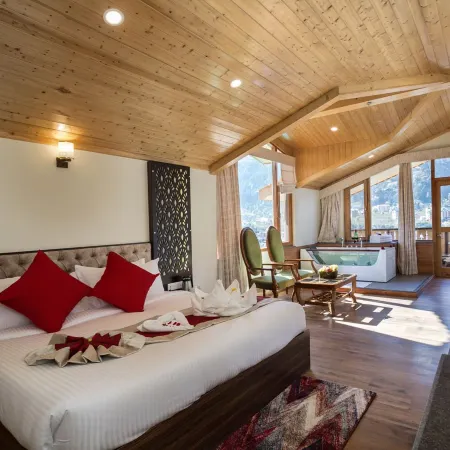 Ashapuri Village Manali - A Luxury Resort & Cottages Hotéis em Manali