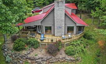 Charming Cabin w/ Hot Tub, Fire Pit & Views!