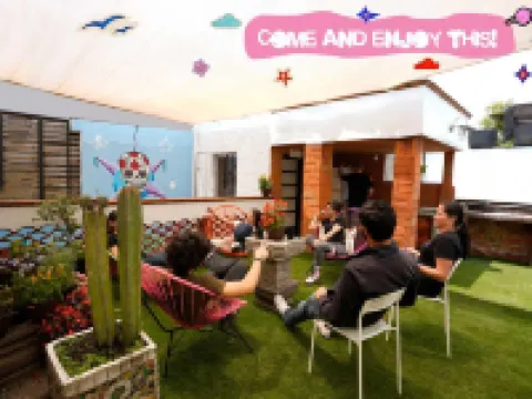 ホスタル ファンギ カサ ロサ チャプルテペク公園周辺のホテル