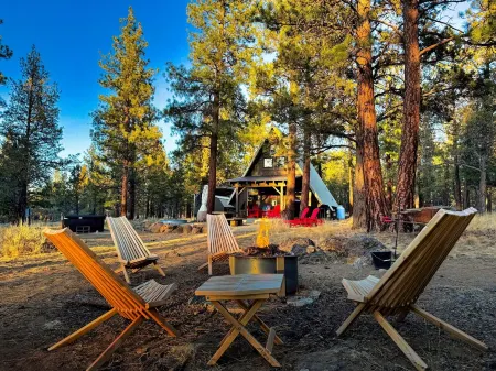 A-Frame Cabin on 4.5 Acres - HOT TUB, Dog Friendly!