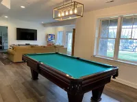 Large Lux Waterfront Home on 9 Acres with Sandy Beach and Beautiful Sunsets