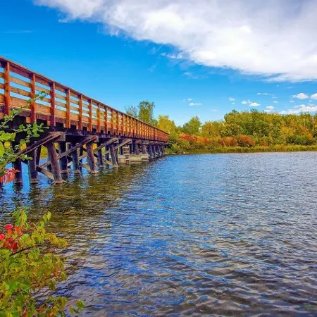 Breezy Hills - Unit 4; Lake Bemidji, King Bed, Kayaks, PB Trail Private Access