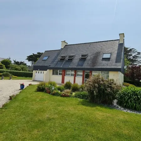 Bel Appt Indep, vue mer Dans Maison Individuelle Avec Magnifique Jardin Arboré