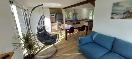 Location Maison de Vacances 4 Personnes Jardin Privatif- AR PIL Jadur Отели в г. Плуинек