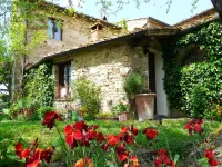 Lovely cottage in Chianti, on Tuscan organic ecoturismo with pool & sunset views