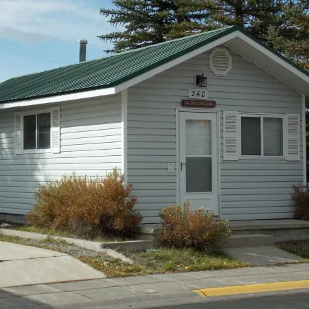 The Pinecone Cabin is a small cozy cabin in the heart of West Yellowstone, MT.