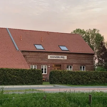 Gulfhof Studio "Norderney" with a fantastic view of the nature reserve
