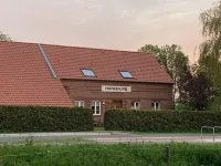 Gulfhof Studio "Norderney" with a fantastic view of the nature reserve