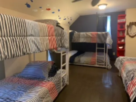 船長之家距海灘5分鐘//寬敞有趣的家庭度假屋