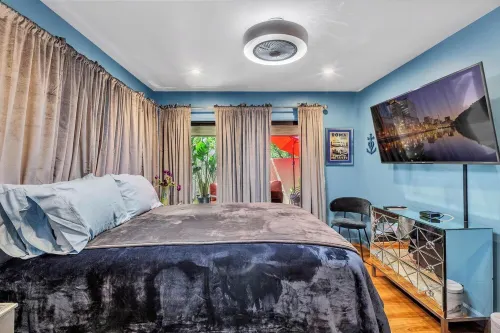 Celebrity Owned, 1800 sq. Feet, Art Filled Beachfront Property.