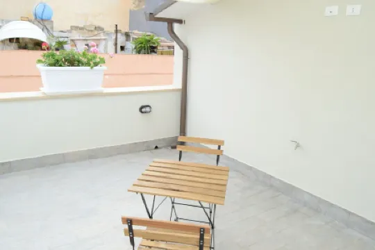 Comfortable apartment near the sea with terrace near Palermo, Sicily