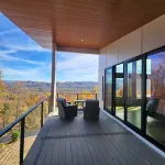 Modern 5 Bedroom Retreat w/ Mountain Views.  Sauna + Wood Fired Pizza Oven!