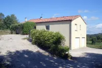 cottage in the countryside with private pool, covered summer kitchen at thégra