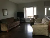 Upstairs of a newer ranch style home.  Owner resides in locked off basement.