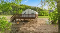 Furnished Glamping Tent/2 Queen Beds/Red River Access- Soaring Eagle - #7