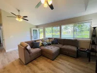 Spacious Kitchen and Screened-in Lanai - Inviting Island Retreat