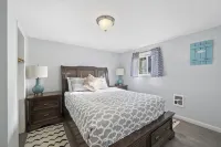 Full Size Kitchen and Comfortable Living Area - Spacious Charming Escape