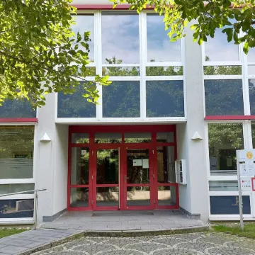 Hotel-Etage Apfelrot