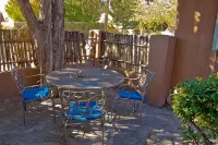 Enclosed Patio and Kiva Fireplace - Charming Retreat