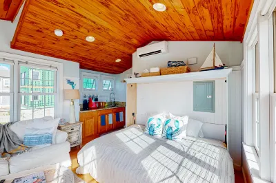 Quintessential coastal condo with beach access, BBQ area, patio, & water views Hotels near Whydah Pirate Museum