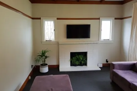 right in the town centre