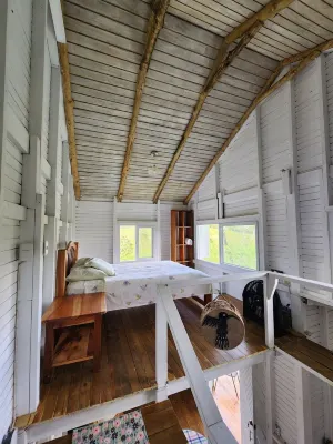 Cute & Cozy Caribbean Cabin on a farm.