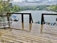 A-Deck With a View. A unique lakeside home on Smith Lake