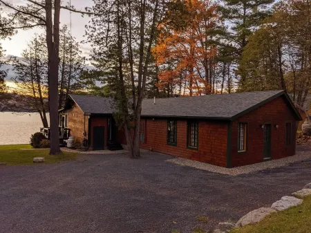 Lake Champlain camp in the Adirondacks