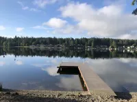 Charming Lakefront Cabin on Mason Lake with Pebble Beach and Private Dock