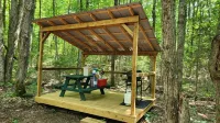 Secluded Muskoka Glamping Cabin with Private Lake & Trails
