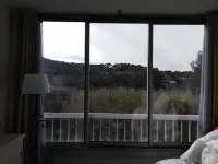 24m2 studio in private property with swimming pool and private parking space.