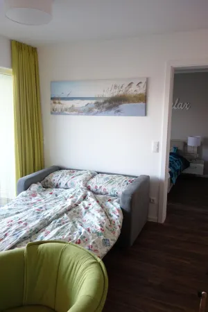 NEW: Apartment on the beachfront with infrared cabin and balcony