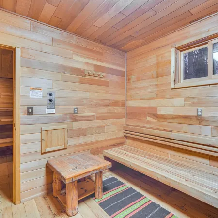 Lakefront Cabin w/ Sauna & Dock in Webster!