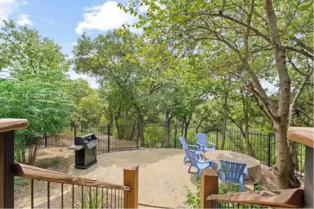 Luxury Awaits at the Wooded Bliss Cabin of Lake Travis