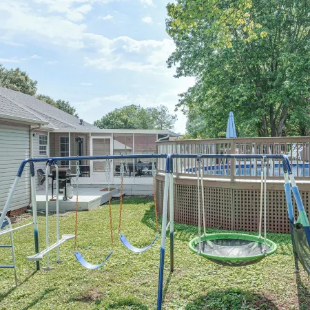 Above-Ground Pool & Backyard at Murfreesboro Home!