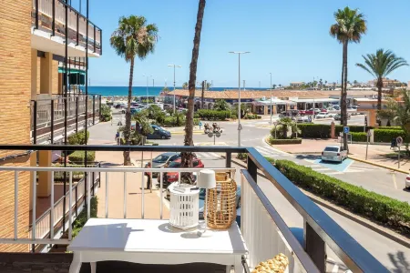 Luxury 6 persons beach apartment with sea view Javea Arenal