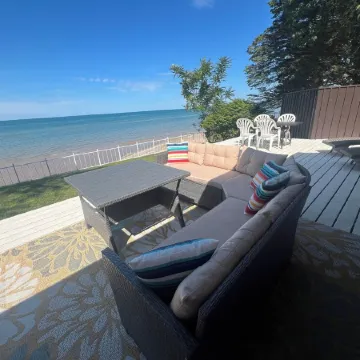 Beautiful 5-bedroom beach house on North Shore of Sand Point, near Caseville MI