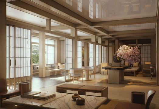 카펠라 교토의 세련된 객실 내부