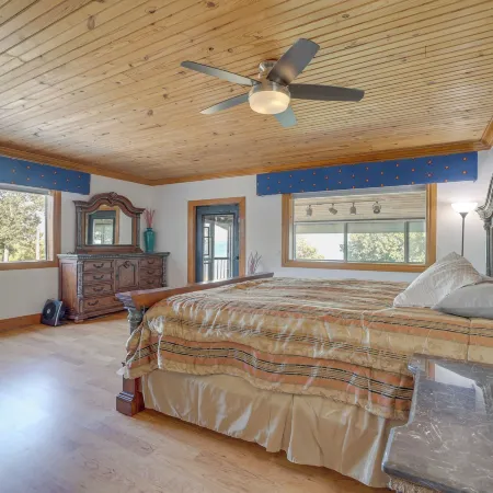 Lakefront Eufaula Escape w/ Dock + Private Beach!