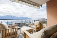 Alpine Stunning Apartment in Montreux - Mountain view