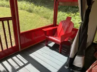 GLAMP BERNICE ON BEAUTIFUL ADIRONDACK HOBBY FARM